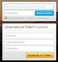 Ingresando a Twitter