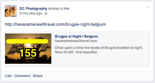 Miniatura enlace Facebook, reducida horizontal