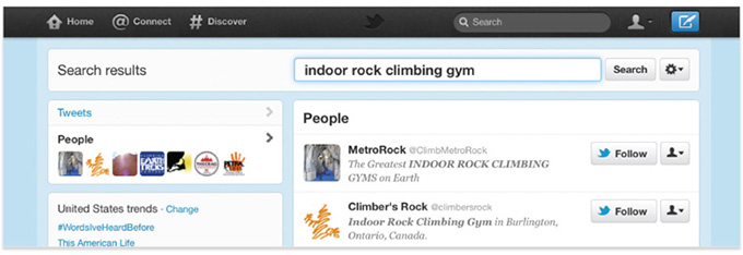 Búsquedas en Twitter